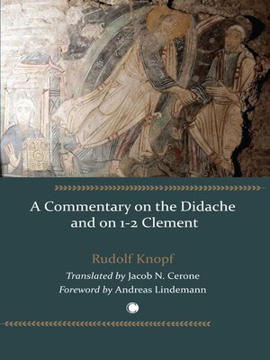 cover image of Commentary on the Didache and on 1-2 Clement